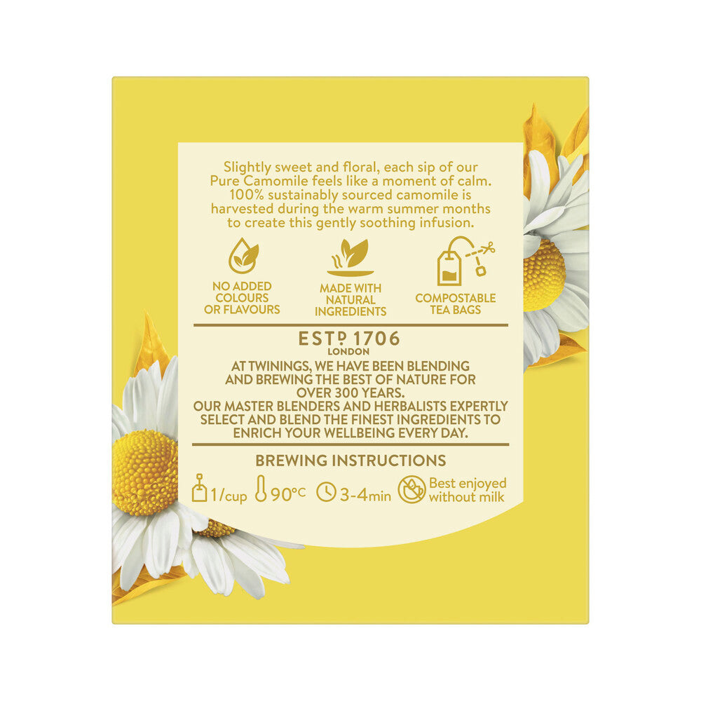 Twining's Pure Camomile Infusions Tea Bags - 10 pack
