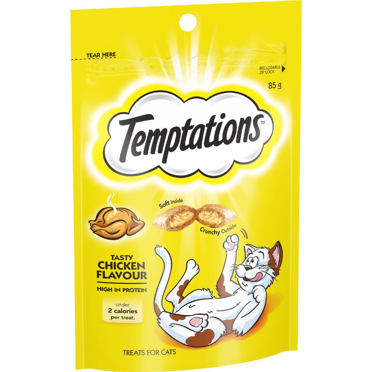 Temptations Cat Treats Tasty Chicken Flavour 85g