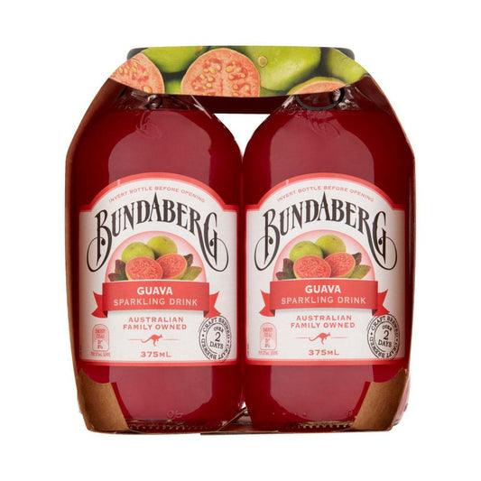 Bundaberg Brewed Drink Guava 4x375ml - 4 pack