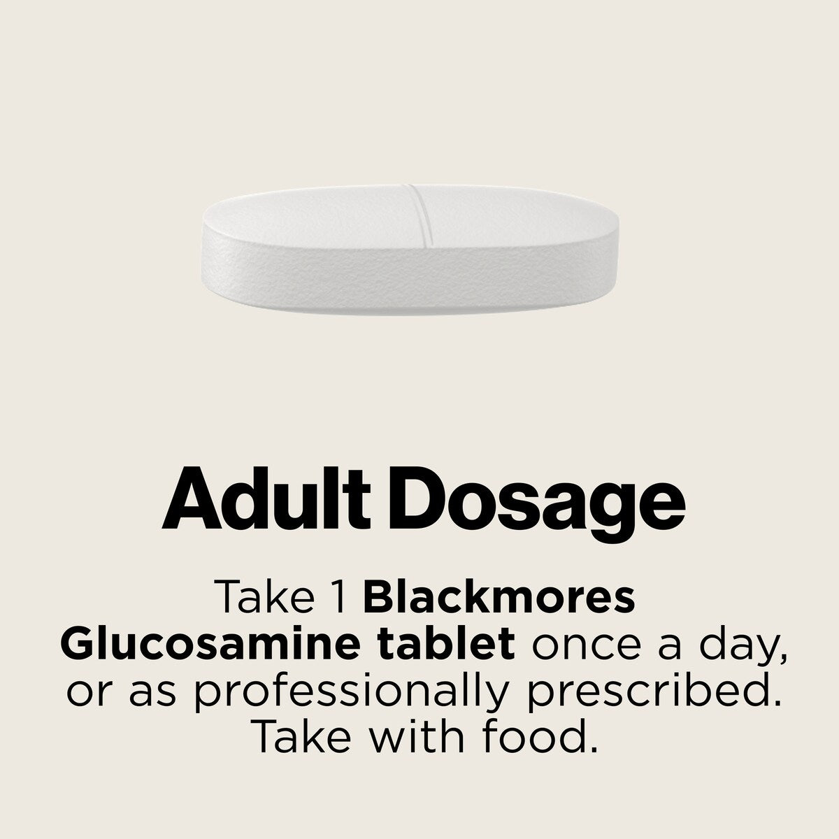 Blackmores Glucosamine Sulfate 1500 One-A-Day Vanilla Tablets 90 pack