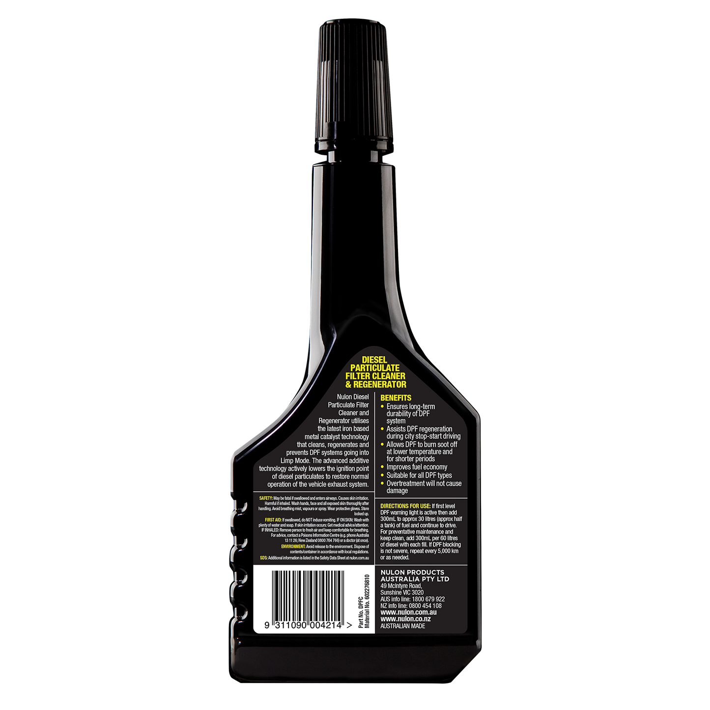 Nulon DPF Cleaner and Regenerator - 300ml