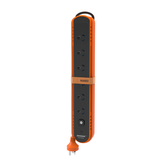 Jackson Rugged Plus Powerboard - 6 Outlet - 2m