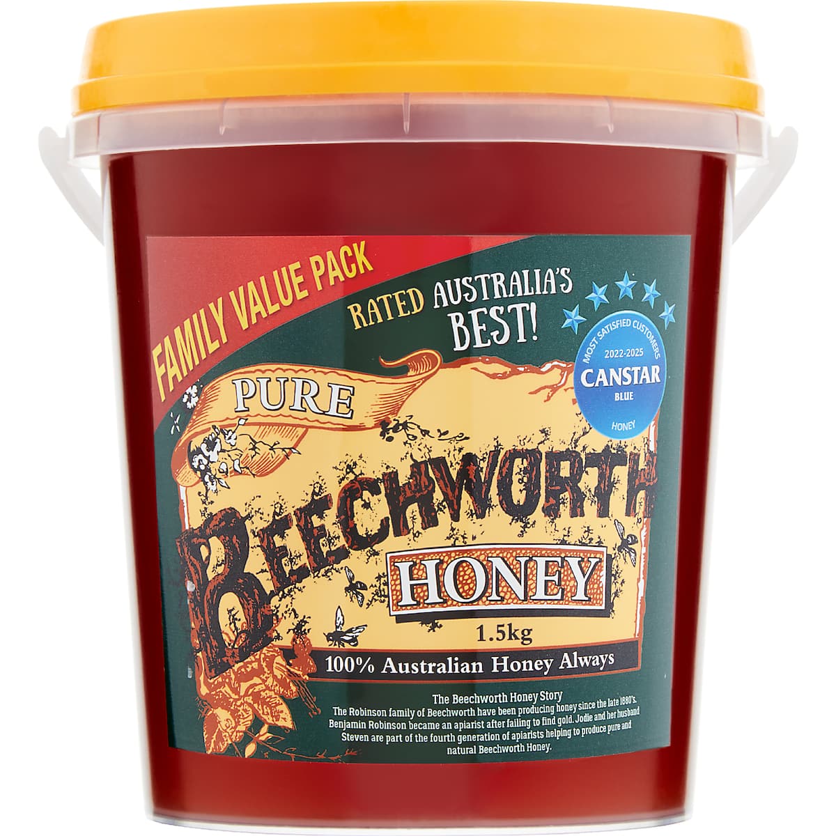 Beechworth 100% Pure Australian Honey Tub 1.5kg