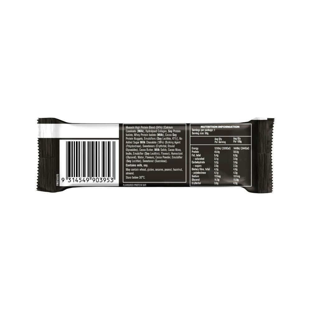 Musashi High Protein P45 Bar Milk Chocolate Brownie - 90g