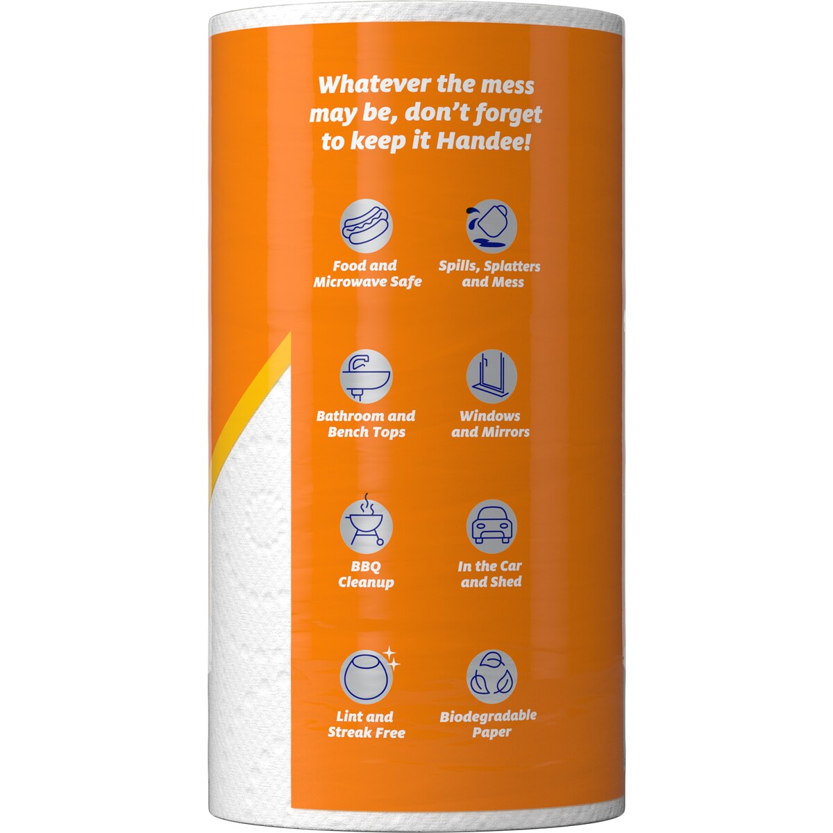 Handee Ultra Paper Towel White 2 Ply 180 Sheets 3 Pack