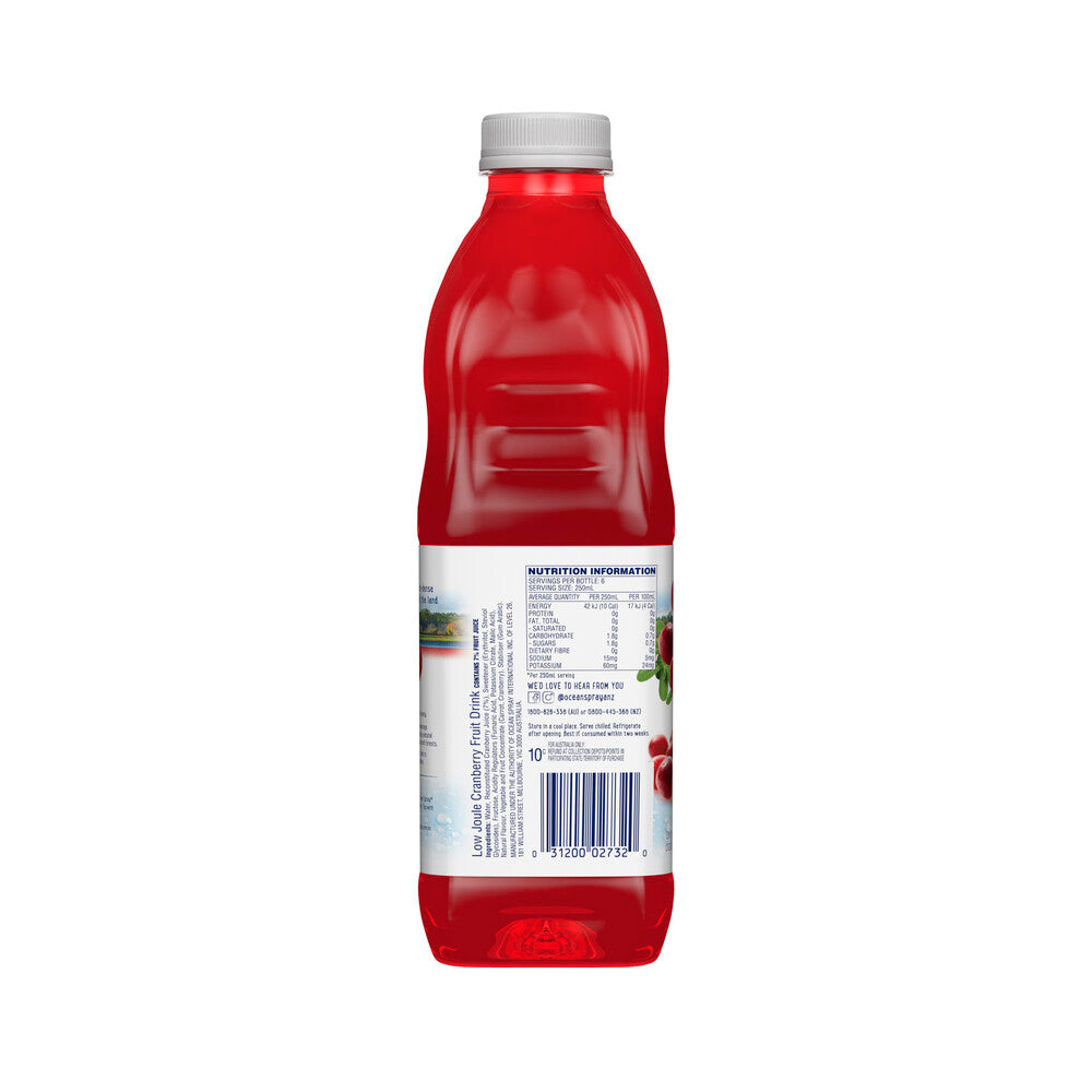 Ocean Spray Drink Low Sugar Cranberry - 1.5L