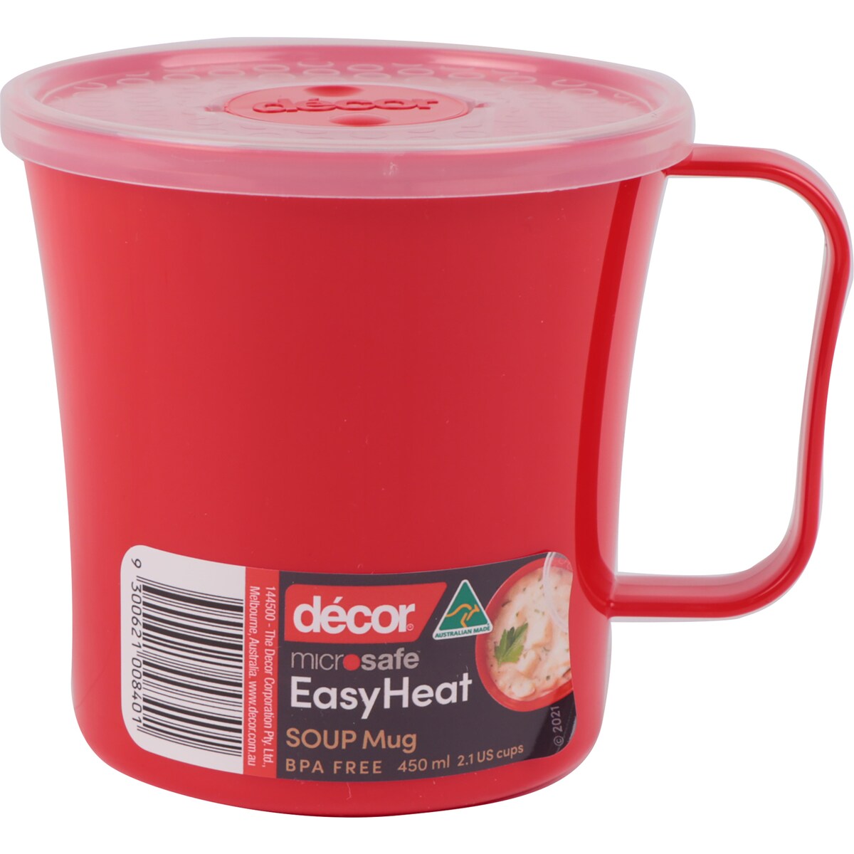 Decor Microsafe Microwavable Soup Mug 450ml