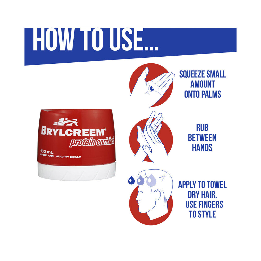 Brylcreem Protein Enriched Regular Hair Preparation For Men - 150mL