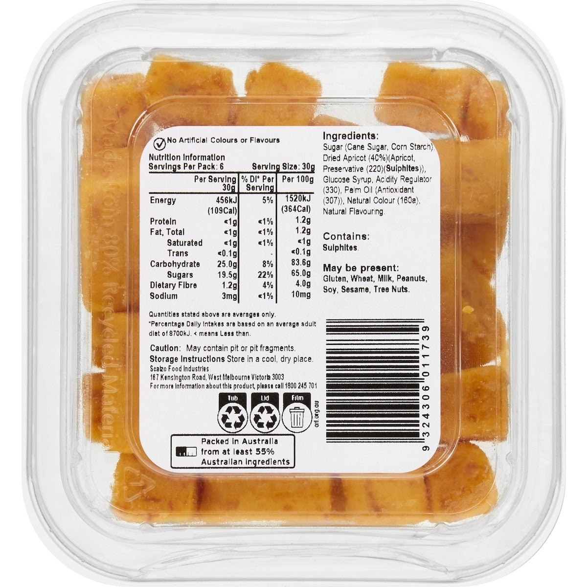 Sweet Dried Apricot Delight 180g