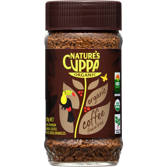 Natures Cuppa Freeze Dried Coffee Eco Organic 100g