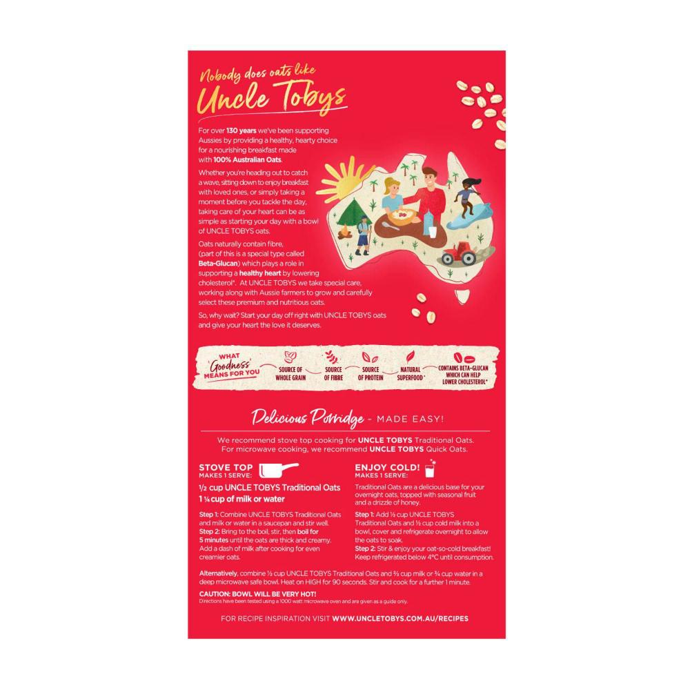 Une Tobys Porridge Oats Original - 1kg