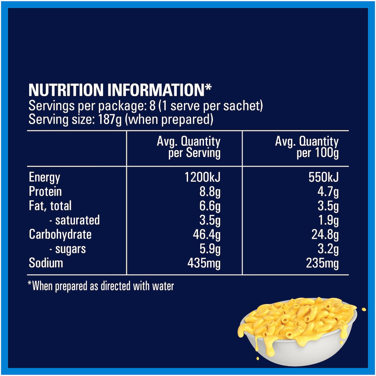 Kraft Easy Mac & Cheese Dinner 8 Pack