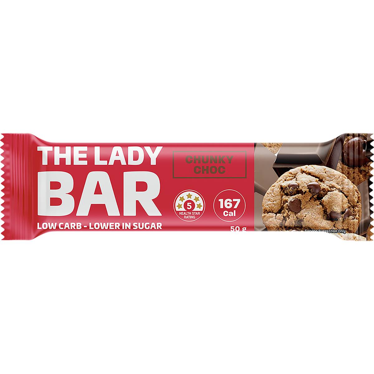 The Lady Bar Chunky Choc 50g
