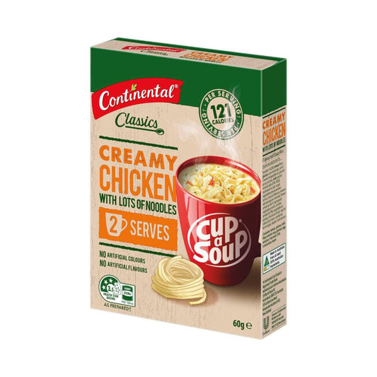 Continental Cup A Soup Creamy Chicken With Lots Of Noodles Serves 2 - 60g