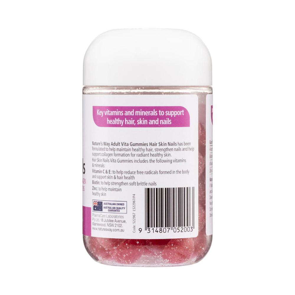 Nature's Way Vita Gummies Hair- Skin & Nails - 60 pack