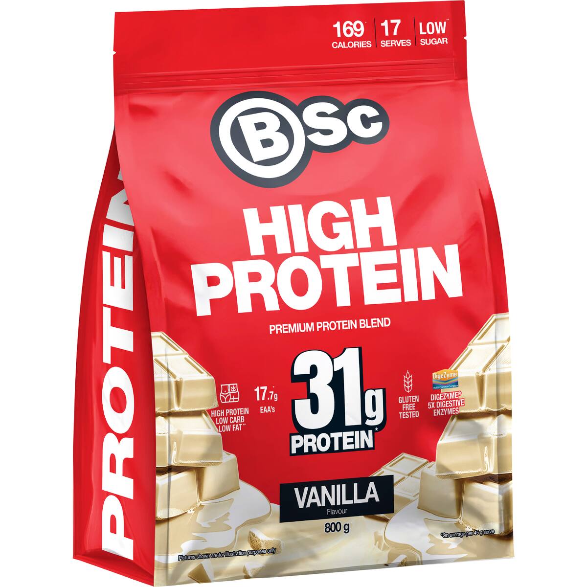 Bsc High Protein Powder Vanilla 800g