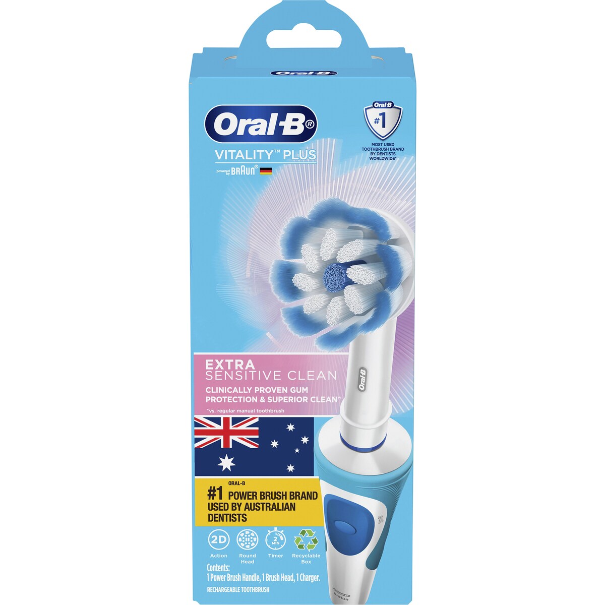 Oral-b Vitality Plus Sensitive Electric Toothbrush Each