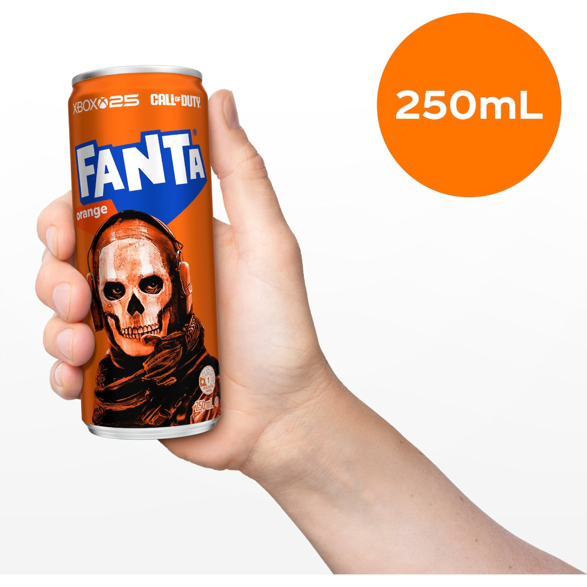 Fanta Orange Soft Drink Can 250ml