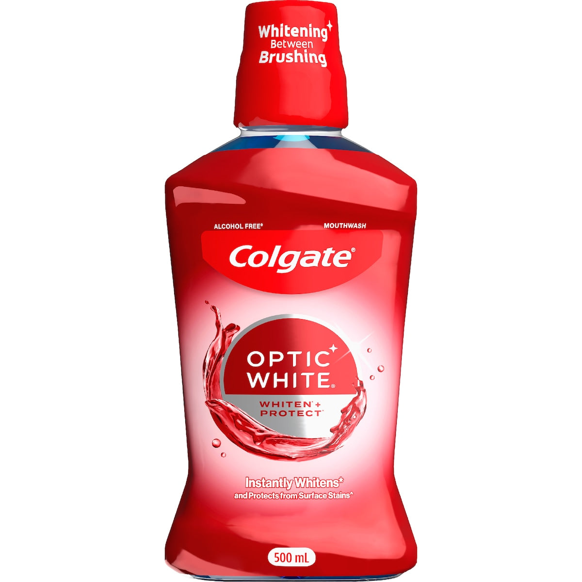 Colgate Mouthwash Optic Brightener - Optic White 500mL