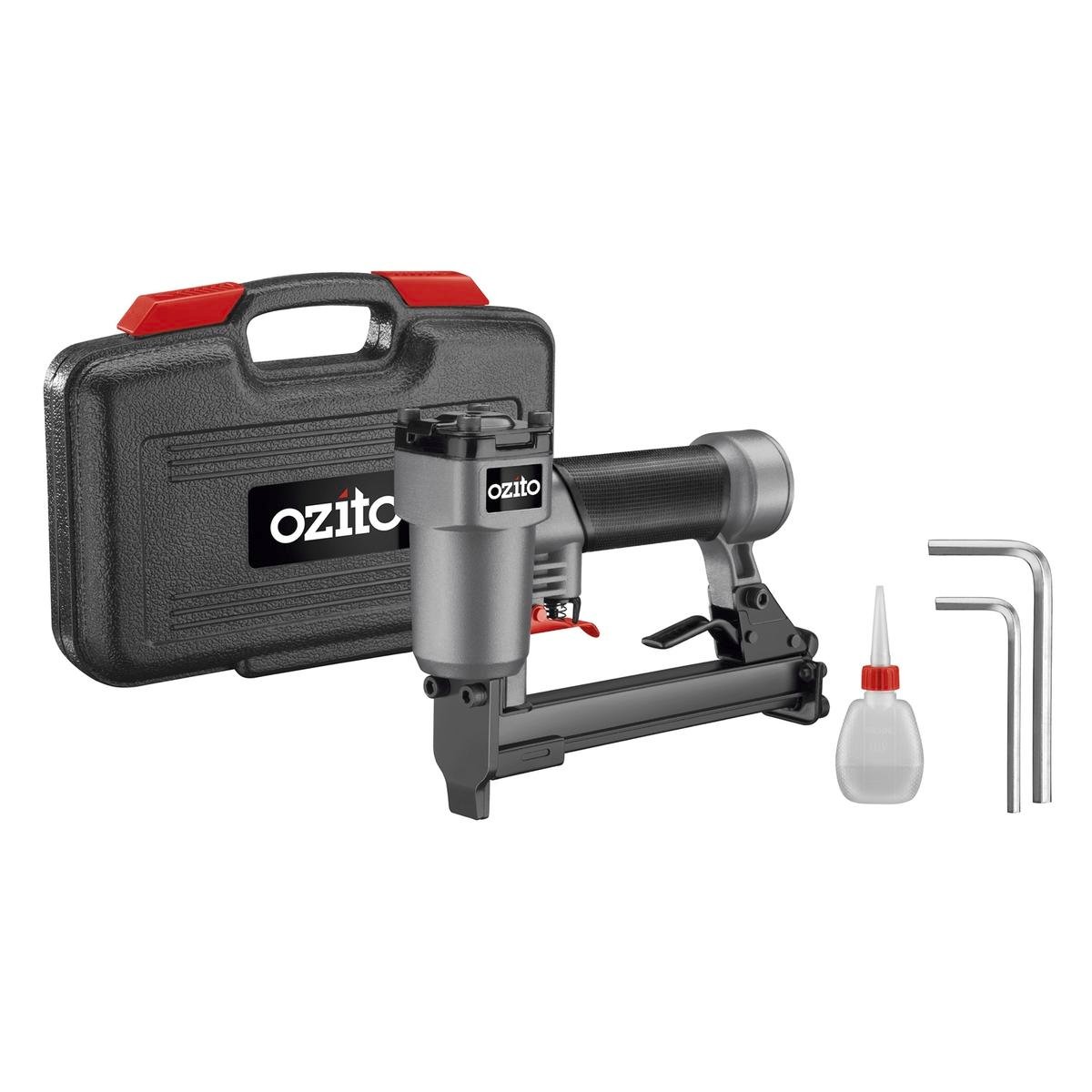 Ozito 80 Series Air Stapler Kit - 200 Staples - Metal - Durable Design
