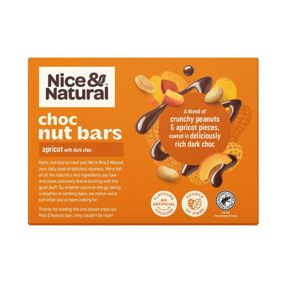Nice & Natural Roasted Chocolate Apricot 6 Pack - 180g