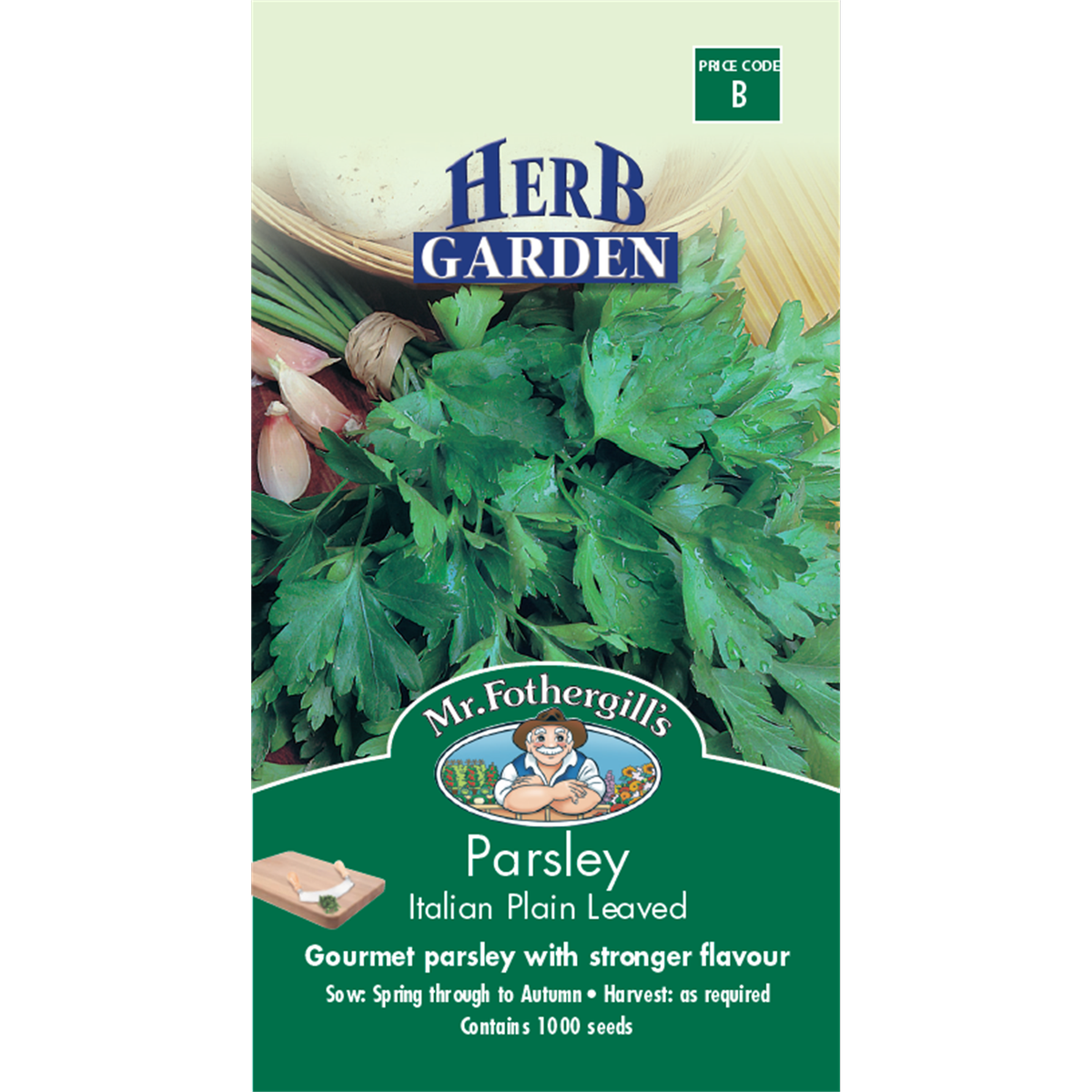 Mr Fothergill S Italian Parsley Seeds - 45cm - Green - Stronger Flavour