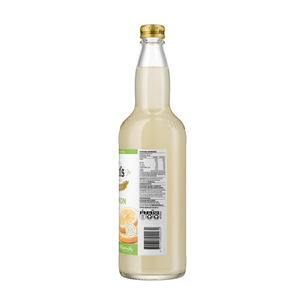 Bickford's Bitter Lemon Cordial - 750mL