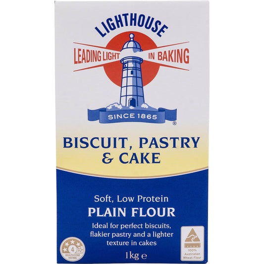 Lighthouse Biscuit, Pastry & Cake Plain Flour - 1kg