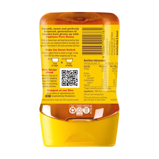 Capilano Pure Honey Squeeze - 340g