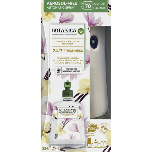 Air Wick Botanica Vanilla & Magnolia Automatic Air Freshener 224ml