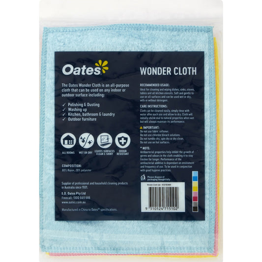 Oates Wonder Cloth 3 pack