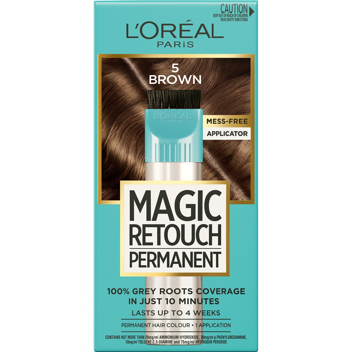 L'Oreal Paris Magic Retouch Permanent Hair Colour 5 Brown each