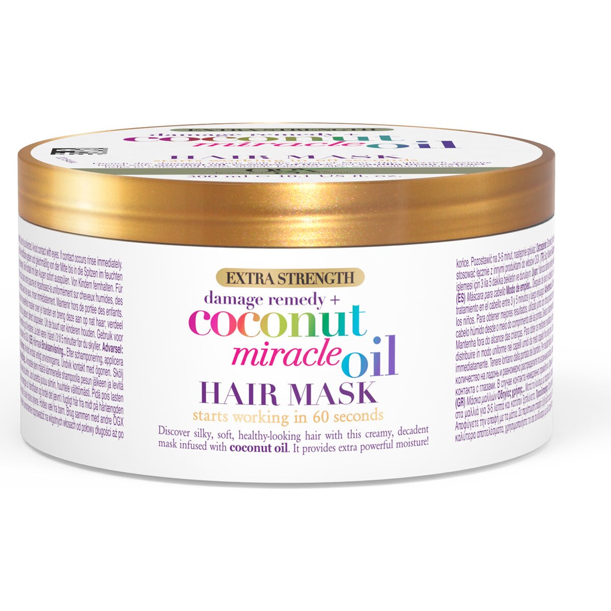 OGX Coconut Miracle Oil Damage Remedy Hair Mask For Dry Hair 300mL
