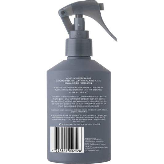 Green Nation Air Freshener Spray Sandalwood + Cedar 200mL