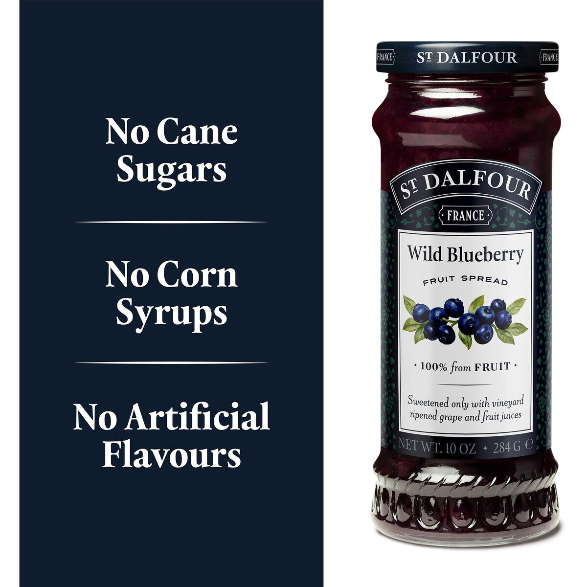 St Dalfour Wild Blueberry 284g