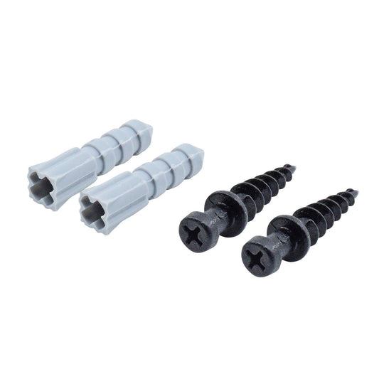 Everhang Heavy Duty Picture Hanging Screw Set - 8 x 40mm - 2 Pack - Black