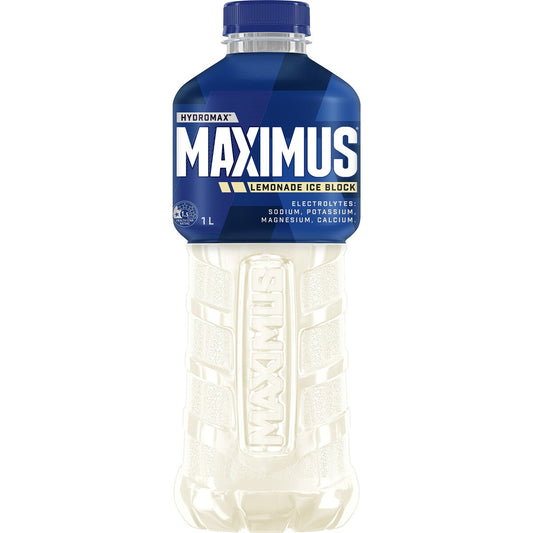 Maximus Lemonade Ice Block Isotonic Sports Drink 1L