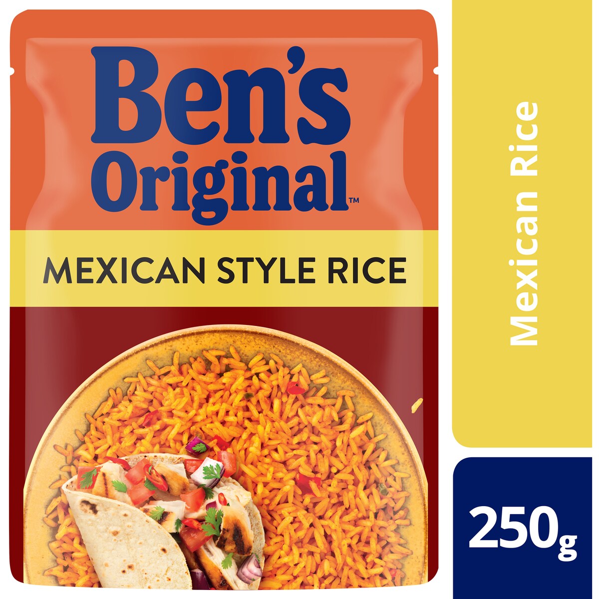 Bens Original Mexican Style Microwave Rice Pouch 250g
