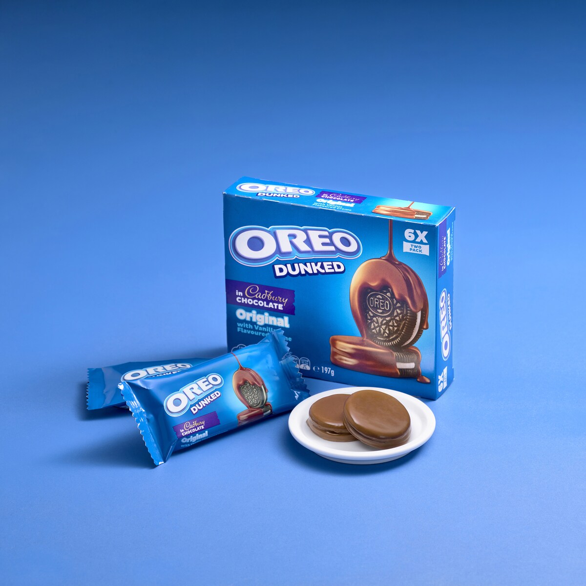 Oreo Dunked Original Cookies 6 Pack 197g