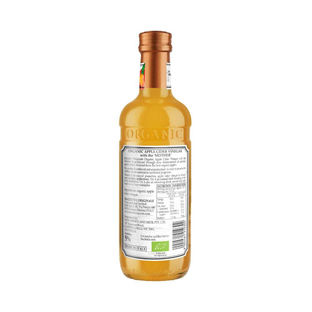 Mazzetti Organic Apple Cider Vinegar - 500mL