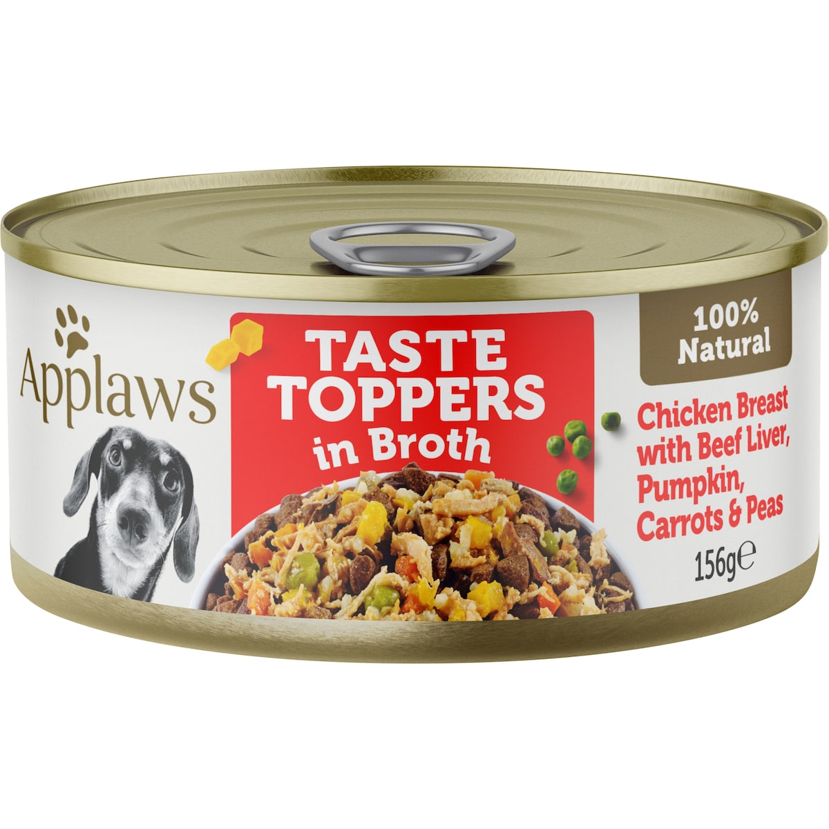 Applaws Taste Toppers In Broth Chicken, Beef & Vegetables 156g