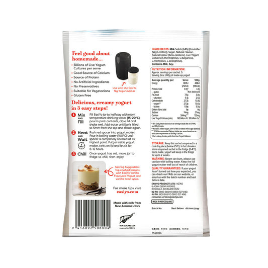 Easiyo Vanilla Flavour Yoghurt - 230g