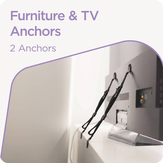 Perma Child Safety TV and Furniture Anchors - 2 Pack