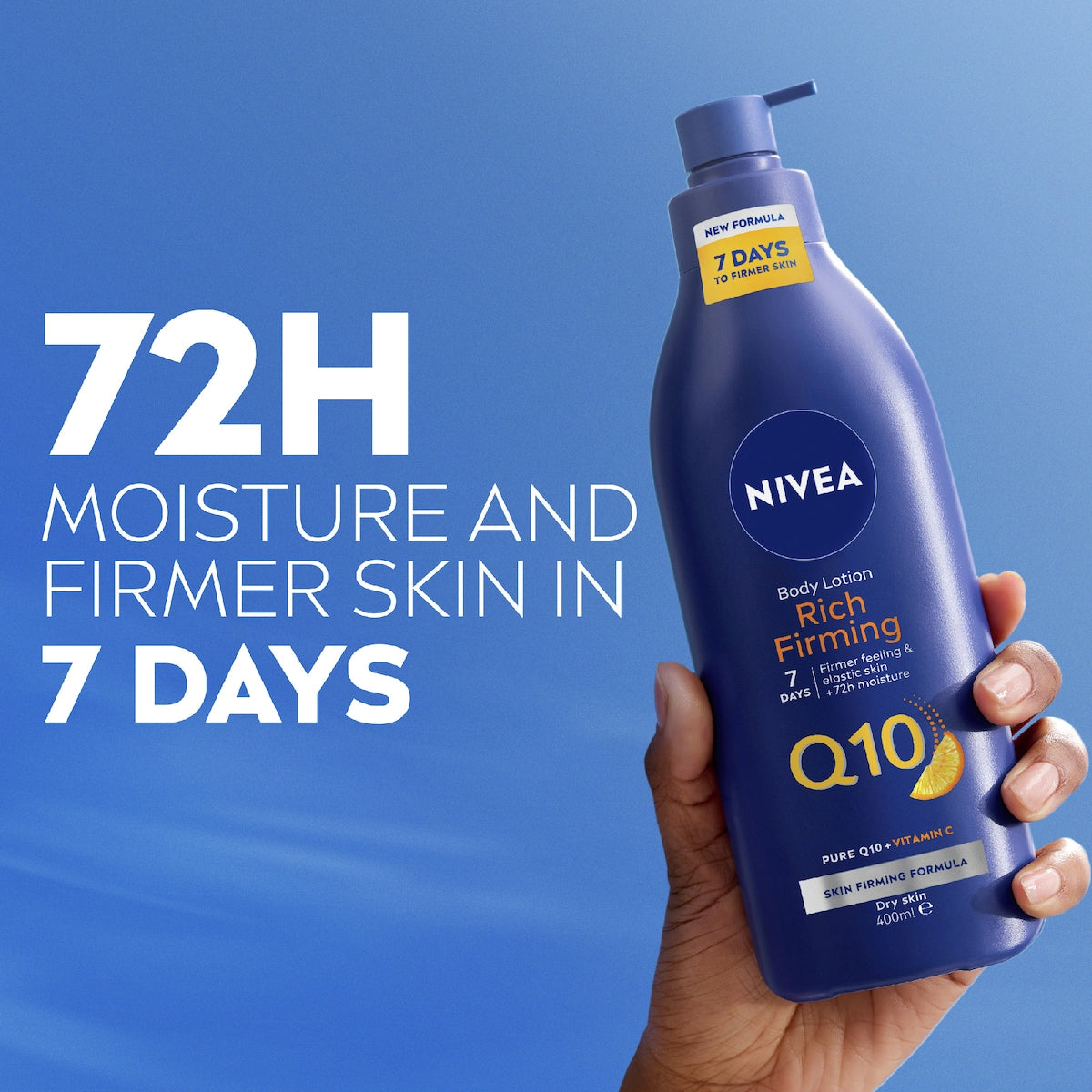 Nivea Q10 Rich Firming Body Lotion With Vitamin C & 72hr Moisture 400ml