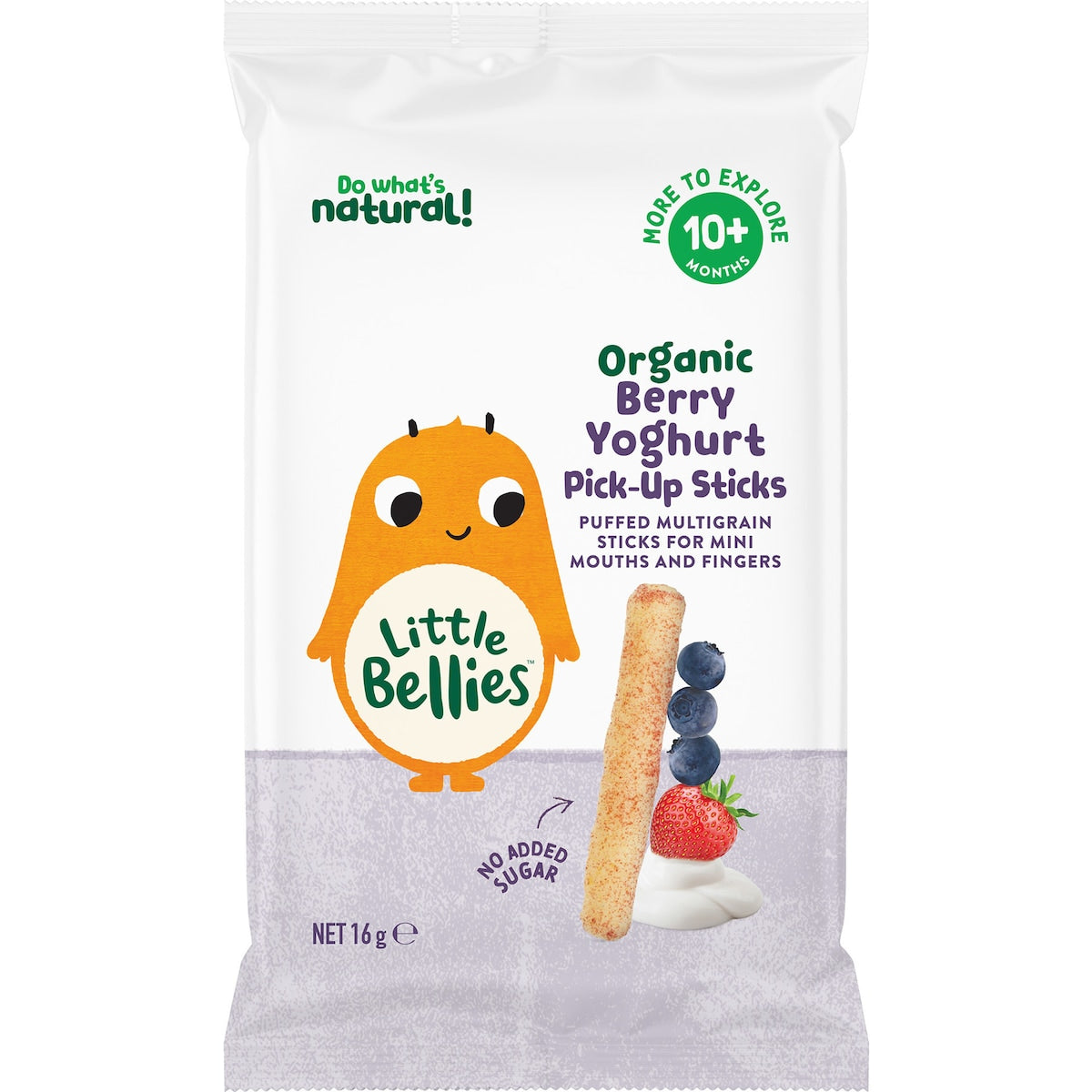Little Bellies Berry Yoghurt Pickup Sticks 16g