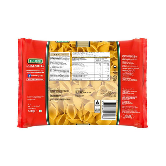 San Remo Large Pasta Shells No 29 - 500g
