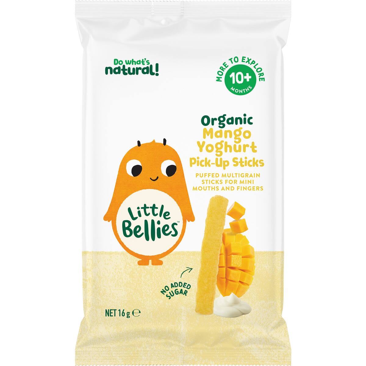 Little Bellies Mango Yoghurt Pickup Sticks 16g