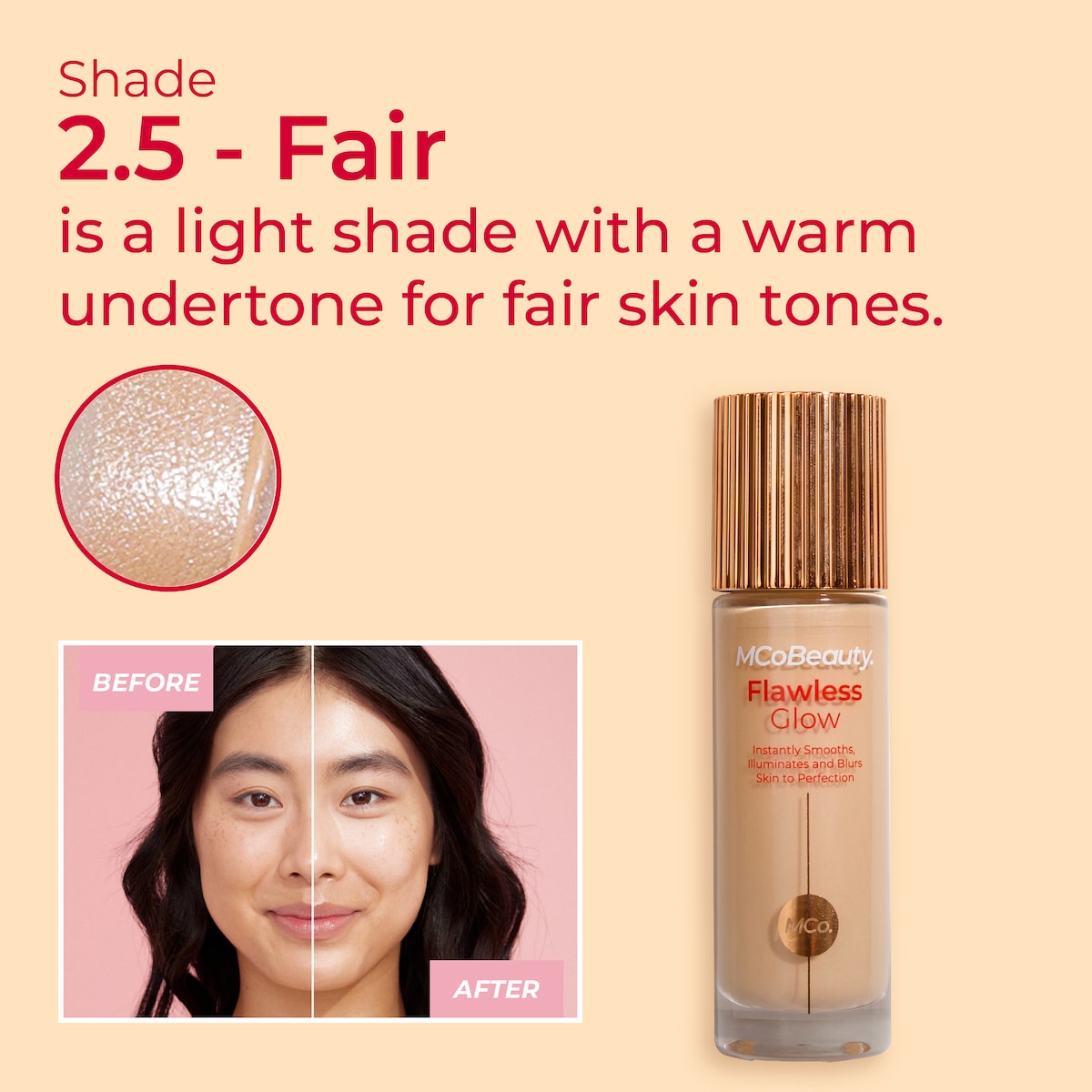 Mcobeauty Flawless Glow 2.5 Fair 30ml
