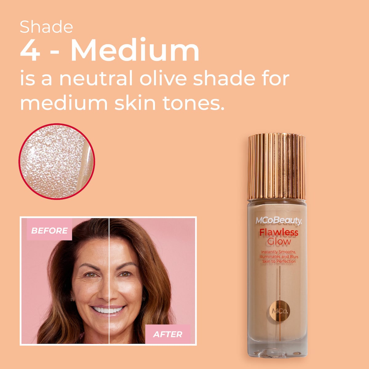 Mcobeauty Flawless Glow 4 Medium 30ml