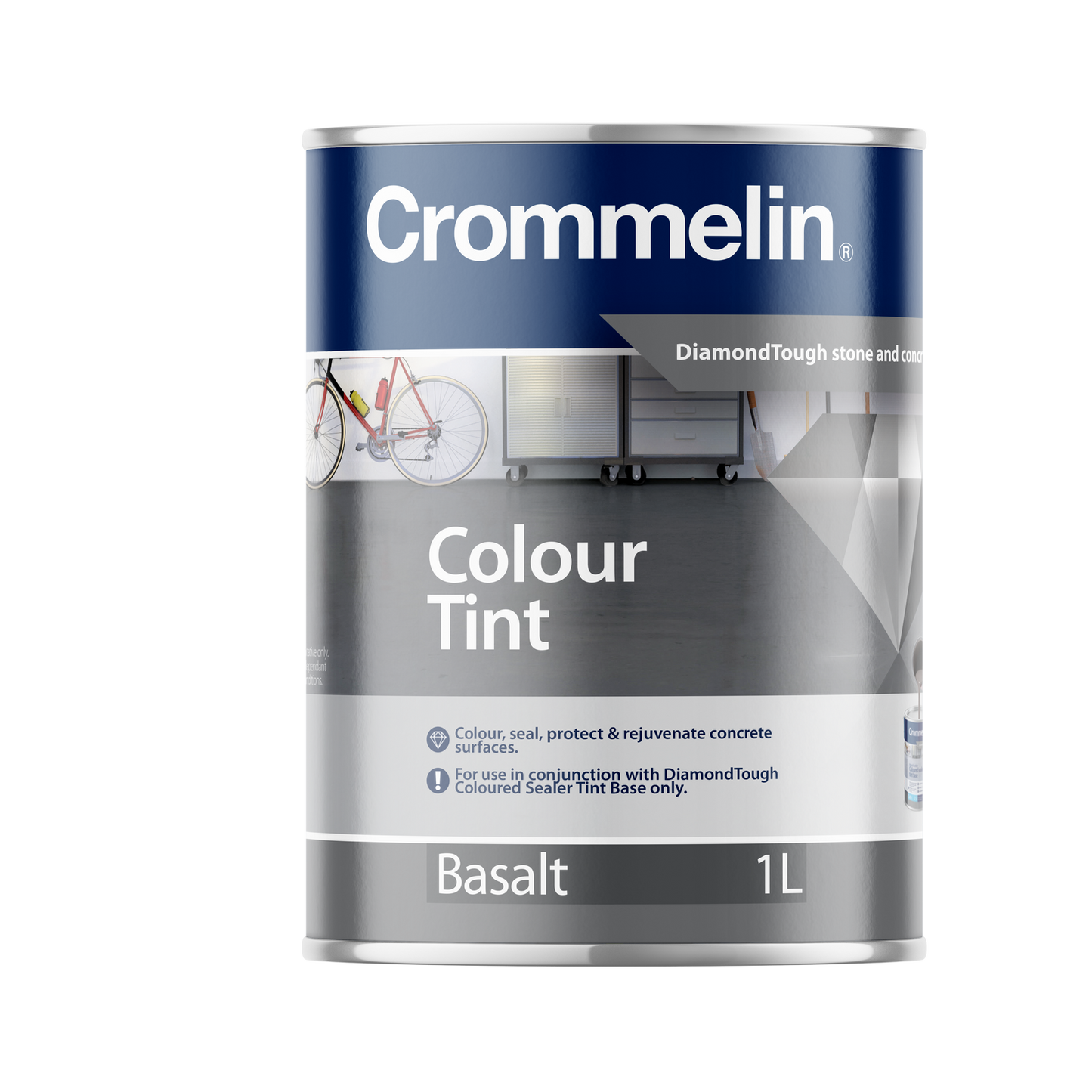 Crommelin DiamondTough Colour Tint - 1L - Basalt